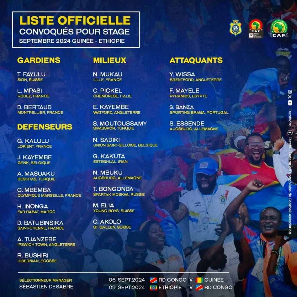 1724425297861-1024x1024 Football-Éliminatoires CAN 2025: RD-Guinée/Ethiopie-RDC, Desabre a choisi ses soldats