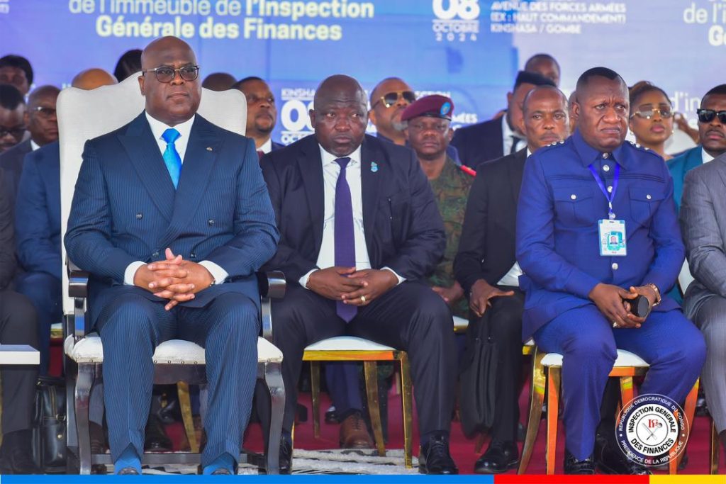46BD41E6-6B47-4C8D-93B6-AFE171F6E0A0-1024x683 RDC-IGF: Félix Tshisekedi Inaugure le nouvel immeuble R+8, chef-d'œuvre signé Jules Alingete
