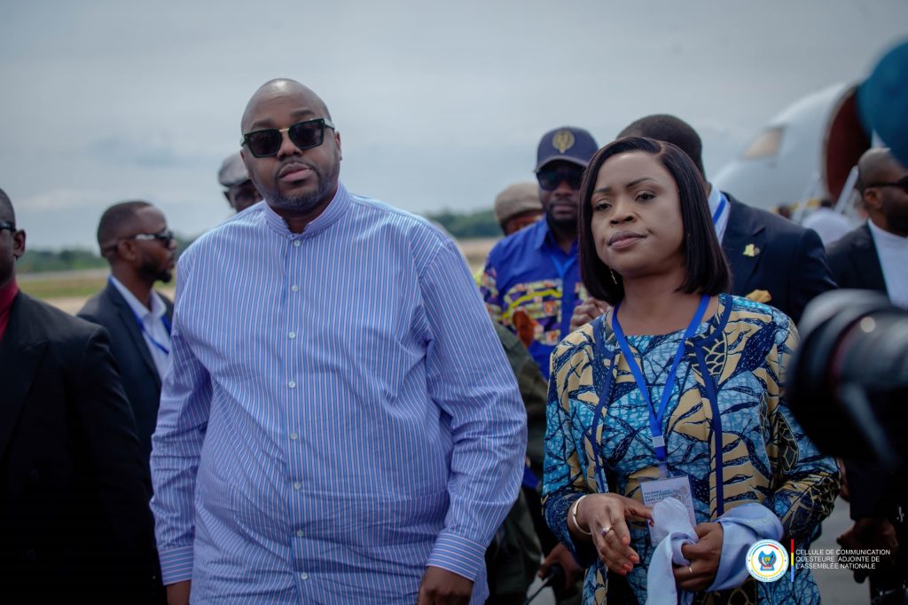 IMG-20241023-WA0709-1024x682 Province de la Tshopo: Aux premières loges à l'aéroport de Bangboka pour accueillir Félix Tshisekedi, Grâce Neema participe activement au meeting du Président de la République