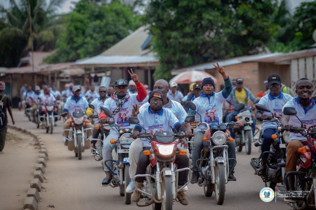 IMG-20241023-WA0715-1024x682 Province de la Tshopo: Aux premières loges à l'aéroport de Bangboka pour accueillir Félix Tshisekedi, Grâce Neema participe activement au meeting du Président de la République