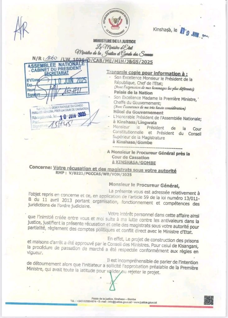 1002977706-733x1024 RDC-Affaire Constant Mutamba-Firmin Mvonde: Le ministre de la Justice récuse le procureur près la Cour de Cassation