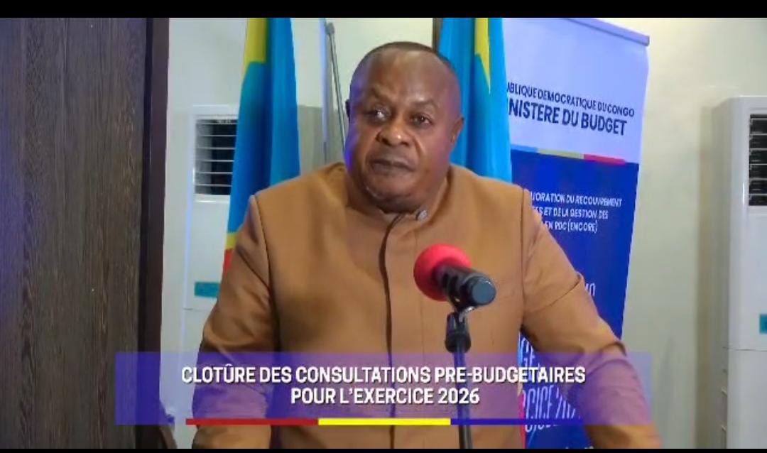 RDC-Consultations pré-budgétaires pour l’exercice 2026: Le Secrétaire Général au Budget clôture les assises