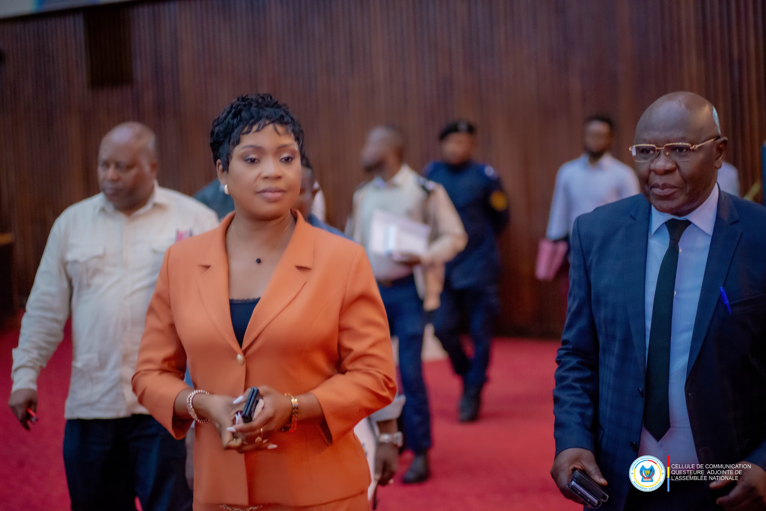 RDC-Assemblée nationale: Derniers réglages logistiques pour une rentrée parlementaire sereine et assurée, la Questeure adjointe au four et moulin