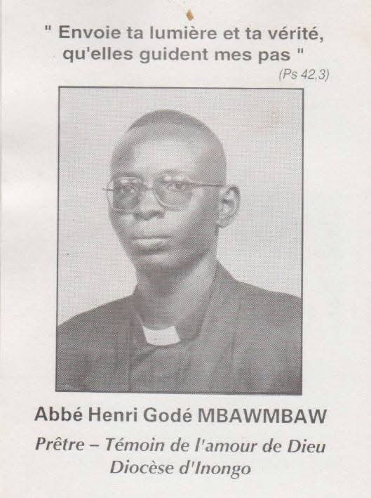 1004064400 RDC-Diocèse d'Inongo: Un quart de siècle dans la vigne du Seigneur, Abbé Henri Godé Mbaw-Mbaw, une vie consacrée guidée par une humilité christocentrique