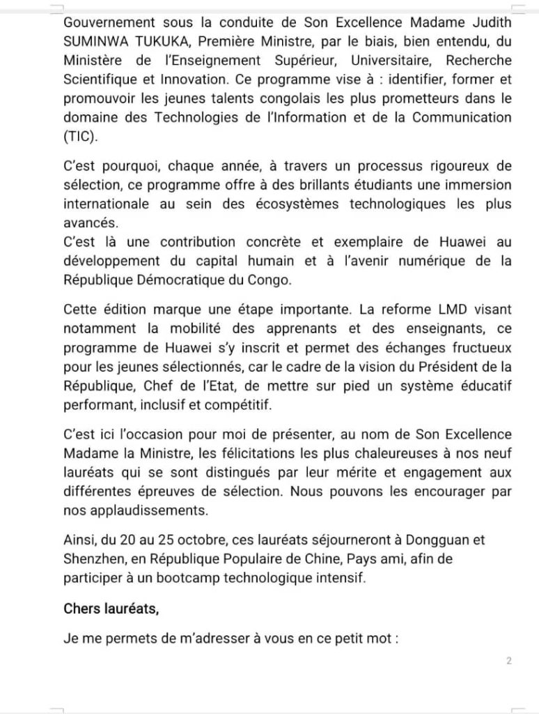 1004072478-774x1024 RDC-ESURSI : HUAWEI peaufine son soutien indéfectible à l'Enseignement Ouvert et à Distance
