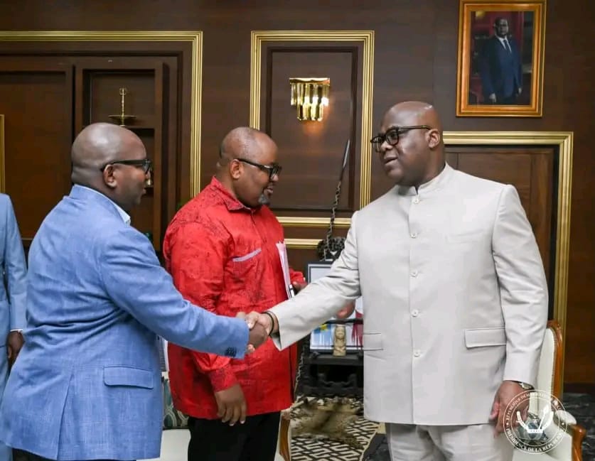 164148 RDC-Rentrée parlementaire de mars 2026: Félix Tshisekedi reçoit les présidents de deux chambres